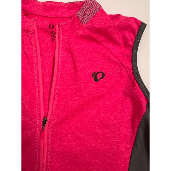 Pearl Izumi Women's Select Escape Sleeveless Road Bike Jersey Zip Up Size M Pink - Picture 2 of 5